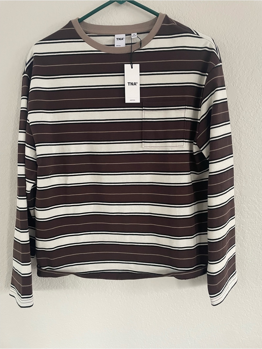 NWT Aritzia Tna Mighty Cotton Fletch Longsleeve/ Size XS